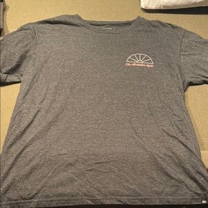 Quiksilver Gray Short Sleeve Tee Casual Comfort